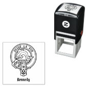 Clan Kennedy Crest Zelfinktende Stempel (In situ)