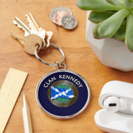 Clan Kennedy Schotse Knoop & Vlag Sleutelhanger