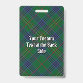 Clan Kennedy Tartan Badge (Achterkant)