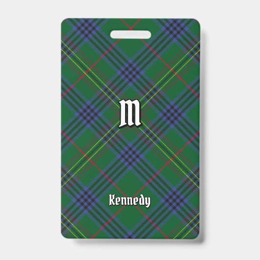Clan Kennedy Tartan Badge (Voorzijde)