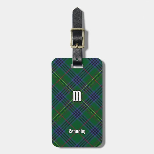 Clan Kennedy Tartan Bagagelabel (Voorkant verticaal)