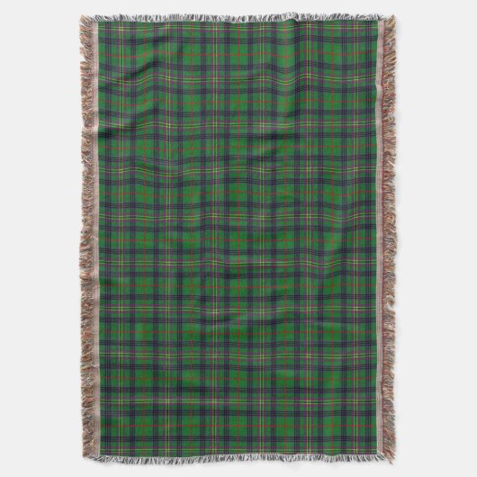 Clan Kennedy Tartan Deken (Voorkant Verticaal)