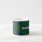 Clan Kennedy Tartan Espresso Kop (Voorkant)