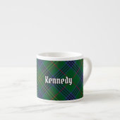 Clan Kennedy Tartan Espresso Kop (Voorkant rechts)