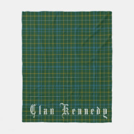 Clan Kennedy Tartan Fleece Blanket Deken