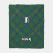 Clan Kennedy Tartan Fleece Deken (Voorkant)