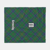 Clan Kennedy Tartan Fleece Deken (Voorkant (Horizontaal))