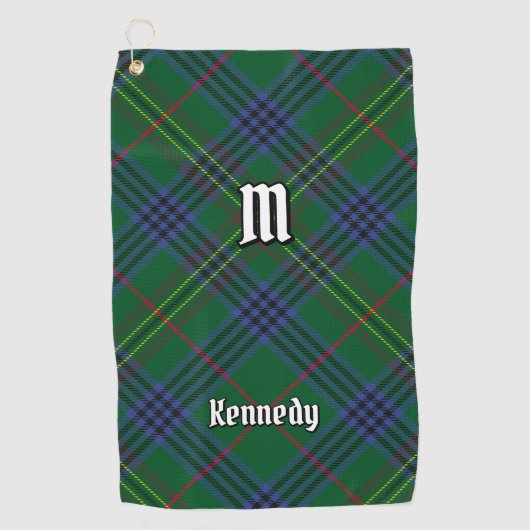 Clan Kennedy Tartan Golfhanddoek (Voorkant)