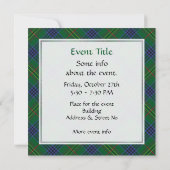 Clan Kennedy Tartan Kaart (Achterkant)