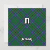 Clan Kennedy Tartan Kaart (Voorkant)