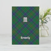 Clan Kennedy Tartan Kaart (Staand voorkant)
