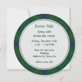 Clan Kennedy Tartan Kaart (Achterkant)