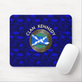 Clan Kennedy Tartan Knot & Flag Muismat (Met muis)