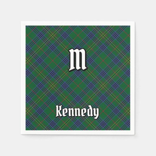 Clan Kennedy Tartan Servet (Voorkant)