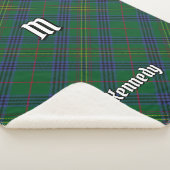 Clan Kennedy Tartan Sherpa Deken (3/4)