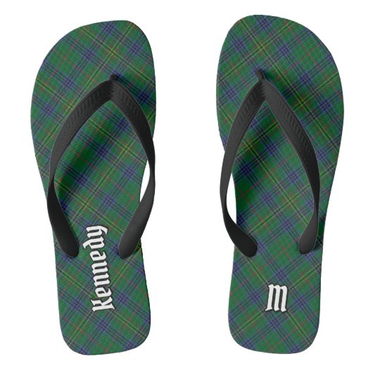 Clan Kennedy Tartan Teenslippers (Voetbed)