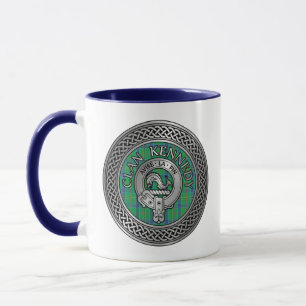 Clan Kennedy Wapen & Tartan Knoop Mok
