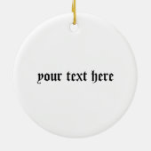 Clan Kerr Crest Badge en Tartan Keramisch Ornament (Achterkant)