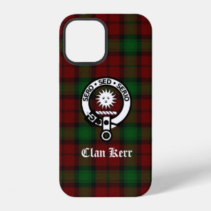 Clan Kerr Crest Badge Schotse Tartan iPhone 12 Hoesje
