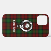 Clan Kerr Crest Badge Tartan Case-Mate iPhone Case (Achterkant (horizontaal))