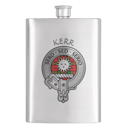 Clan Kerr Crest Flask Flacon (Voorkant)