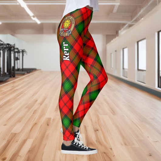 Clan Kerr Crest over Tartan Leggings