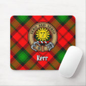 Clan Kerr Crest over Tartan Muismat (Met muis)