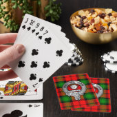 Clan Kerr Crest & Tartan Pokerkaarten (Insitu)