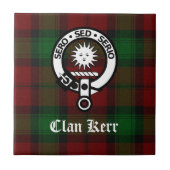 Clan Kerr Decoratieve Tegel Tegeltje (Voorkant)