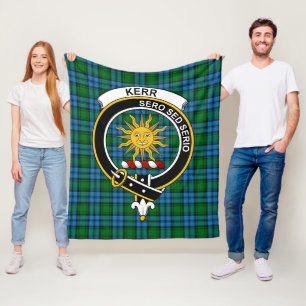 Clan Kerr Hunting Tartan Pset Fleece Deken