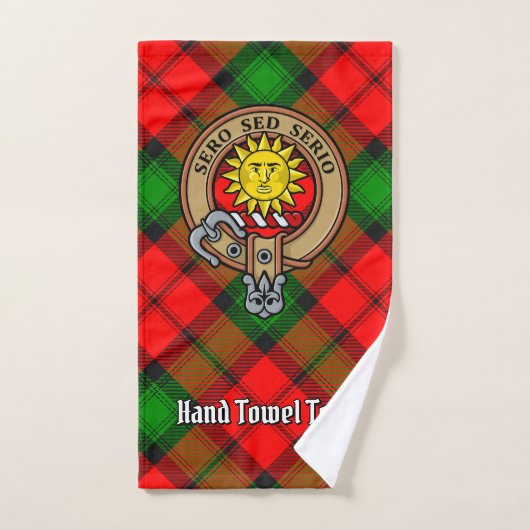 Clan Kerr over Tartan Bad Handdoek (Handdoek)