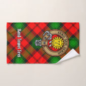 Clan Kerr over Tartan Bad Handdoek (Handdoek)