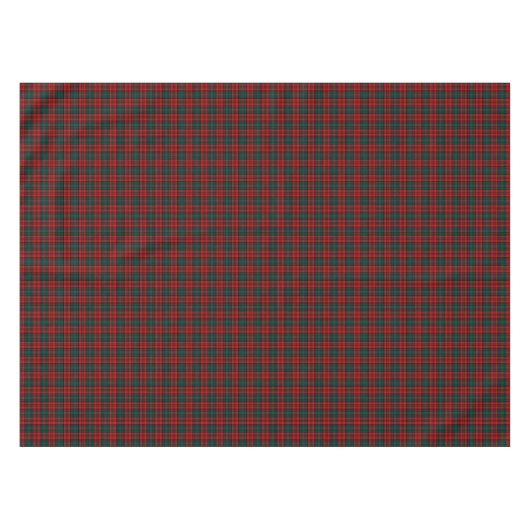 Clan Kerr Red en Forest Green Schotse Tartan Tafelkleed (Voorkant (Horizontaal))