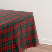 Clan Kerr Red en Forest Green Schotse Tartan Tafelkleed (Voorbeeld)