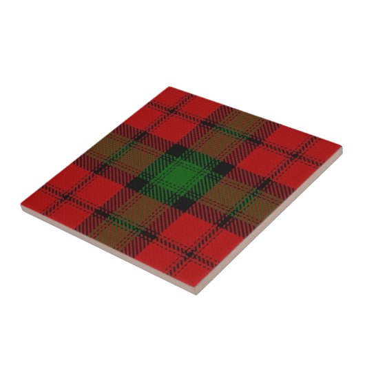 Clan Kerr Scottish Expressions Tartan Tegeltje (Zijkant)