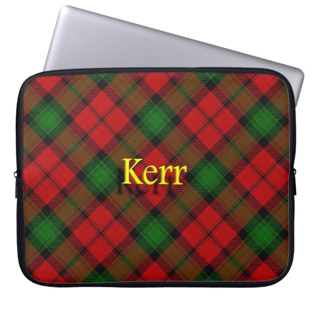 Clan Kerr Scottish Laptop Sleeve (Voorkant)