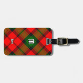 Clan Kerr Tartan Bagagelabel (Voorkant horizontaal)
