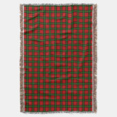 Clan Kerr Tartan Deken (Voorkant Verticaal)