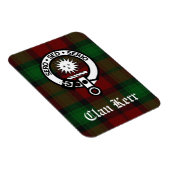 Clan Kerr Tartan en Crest Badge Magneet (Rechterzijde)