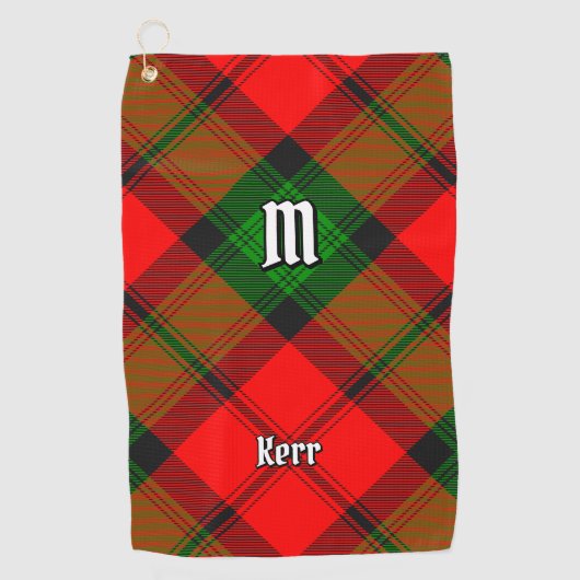 Clan Kerr Tartan Golfhanddoek (Voorkant)