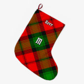 Clan Kerr Tartan Grote Kerstsok (Voorkant (Hangend))