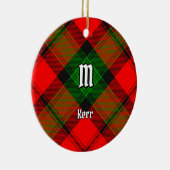 Clan Kerr Tartan Keramisch Ornament (Rechts)