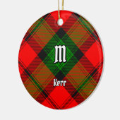 Clan Kerr Tartan Keramisch Ornament (Links)