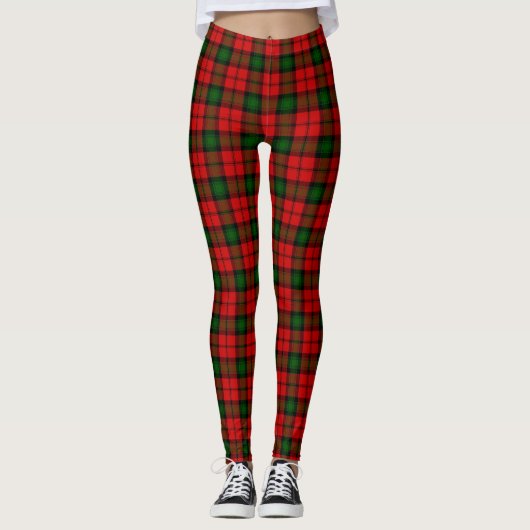 Clan Kerr Tartan Leggings (Voorkant)