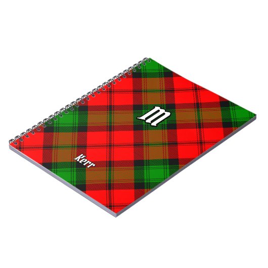 Clan Kerr Tartan Notitieboek (Linkerzijde)