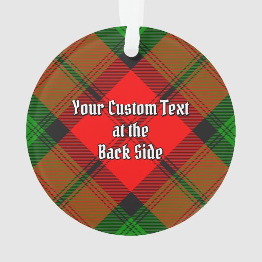 Clan Kerr Tartan Ornament (achterkant)