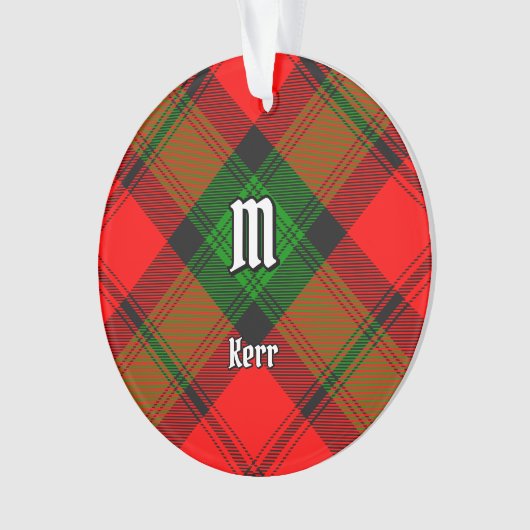 Clan Kerr Tartan Ornament (voorkant)