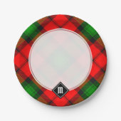 Clan Kerr Tartan Papieren Bordje (Voorkant)