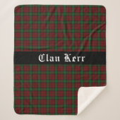 Clan Kerr Tartan Pattern Sherpa Deken (Voorkant)