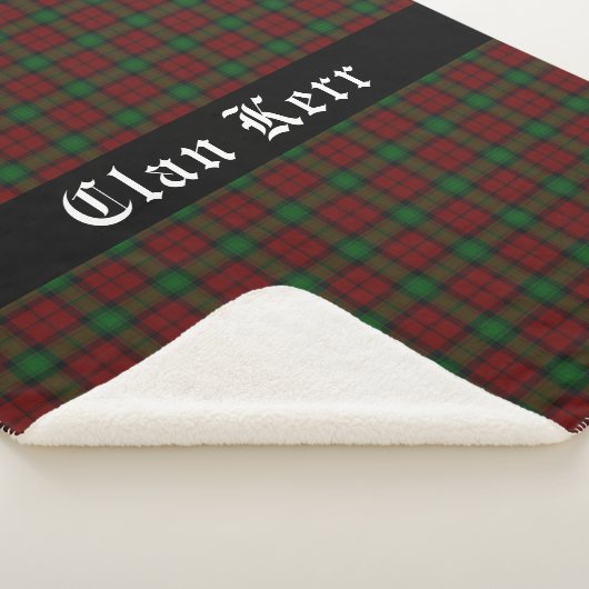 Clan Kerr Tartan Pattern Sherpa Deken (3/4)
